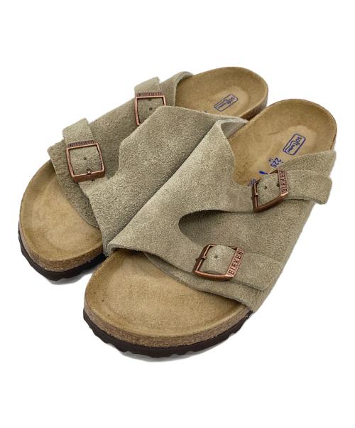 BIRKENSTOCK（ビルケンシュトック）BIRKENSTOCK (ビルケンシュトック) チューリッヒ スウェードサンダル ベージュ サイズ:22.5cmの古着・服飾アイテム