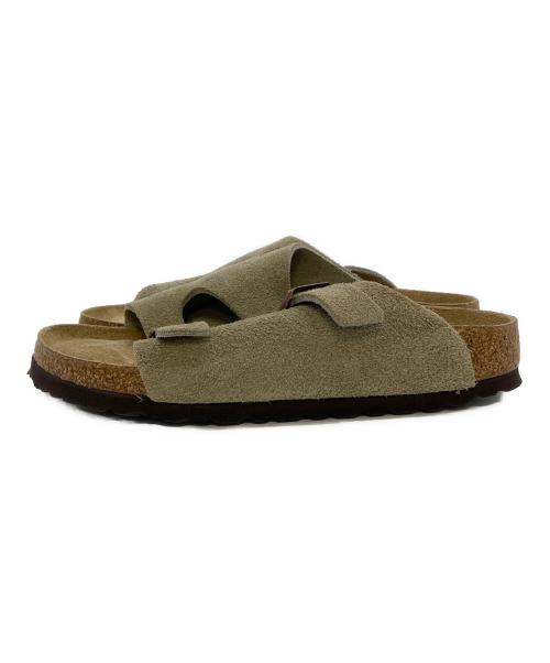BIRKENSTOCK（ビルケンシュトック）BIRKENSTOCK (ビルケンシュトック) チューリッヒ スウェードサンダル ベージュ サイズ:22.5cmの古着・服飾アイテム