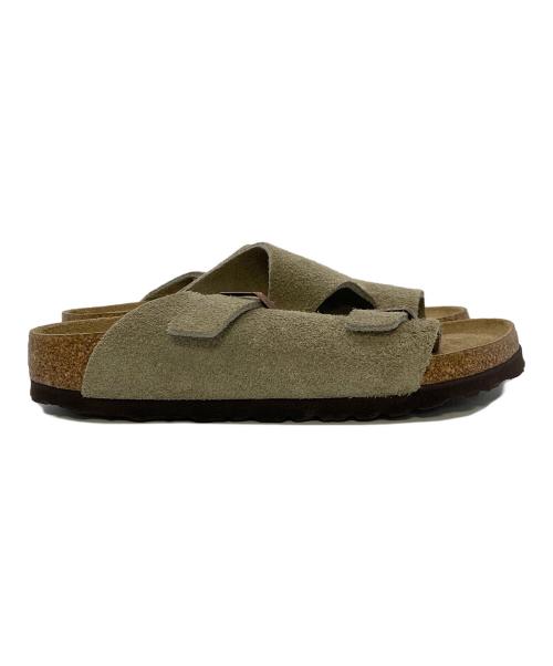 BIRKENSTOCK（ビルケンシュトック）BIRKENSTOCK (ビルケンシュトック) チューリッヒ スウェードサンダル ベージュ サイズ:22.5cmの古着・服飾アイテム
