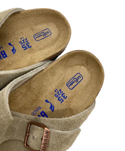 BIRKENSTOCK（ビルケンシュトック）BIRKENSTOCK (ビルケンシュトック) チューリッヒ スウェードサンダル ベージュ サイズ:22.5cmの古着・服飾アイテム