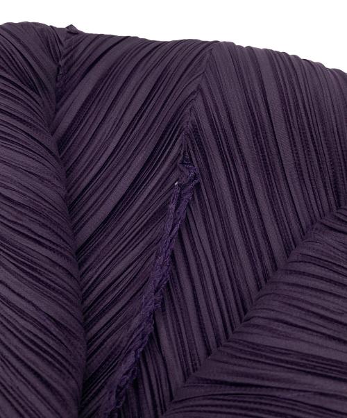 PLEATS PLEASE（プリーツプリーズ）PLEATS PLEASE (プリーツプリーズ) プリーツシャツジャケット　11年秋 パープル サイズ:3の古着・服飾アイテム