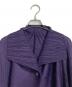 PLEATS PLEASE (プリーツプリーズ) プリーツシャツジャケット　11年秋 パープル サイズ:3：18000円