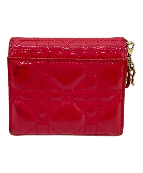 Christian Dior（クリスチャン ディオール）Christian Dior (クリスチャン ディオール) 3つ折り財布 ショッキングピンクの古着・服飾アイテム