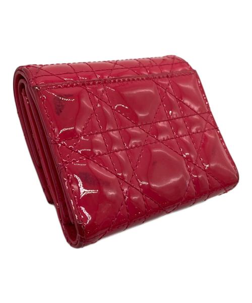 Christian Dior（クリスチャン ディオール）Christian Dior (クリスチャン ディオール) 3つ折り財布 ショッキングピンクの古着・服飾アイテム