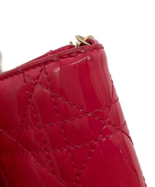 Christian Dior（クリスチャン ディオール）Christian Dior (クリスチャン ディオール) 3つ折り財布 ショッキングピンクの古着・服飾アイテム