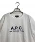 A.P.C. (アーペーセー) RUE MADAME PARIS Tシャツ ホワイト サイズ:XL：7000円