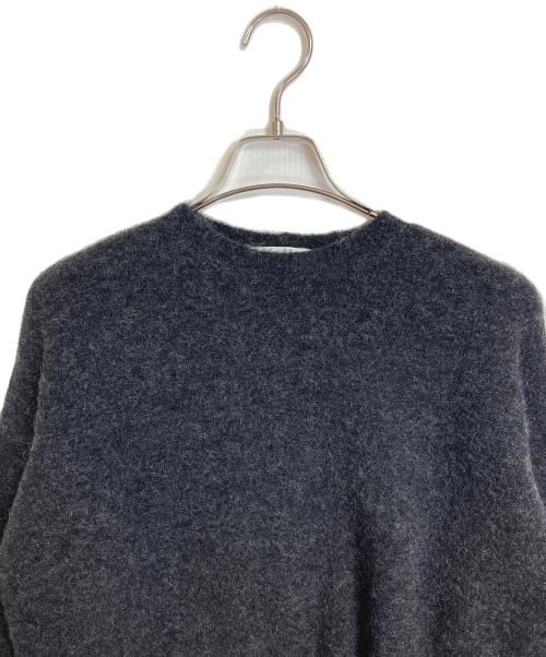 MaxMara（マックスマーラ）MaxMara (マックスマーラ) クルーネックフリンジニット グレー サイズ:Sの古着・服飾アイテム