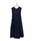 Dahl’iaダリア）の古着「ノースリーブバックオープンワンピース」｜ネイビー