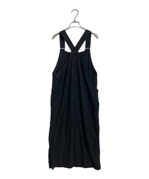 SLOBE IENA（スローブ イエナ）SLOBE IENA (スローブ イエナ) アイラインジャンパースカート ブラック サイズ:FREEの古着・服飾アイテム