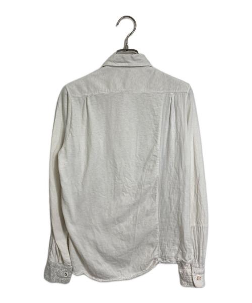 KAPITAL（キャピタル）KAPITAL (キャピタル) ホーボーシャツ パッチワーク コットンリネン ホワイトの古着・服飾アイテム