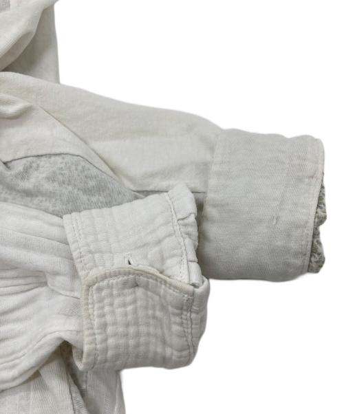 KAPITAL（キャピタル）KAPITAL (キャピタル) ホーボーシャツ パッチワーク コットンリネン ホワイトの古着・服飾アイテム