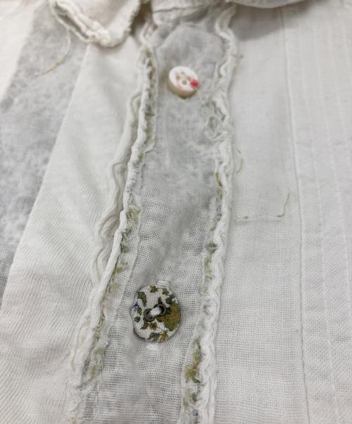 KAPITAL（キャピタル）KAPITAL (キャピタル) ホーボーシャツ パッチワーク コットンリネン ホワイトの古着・服飾アイテム