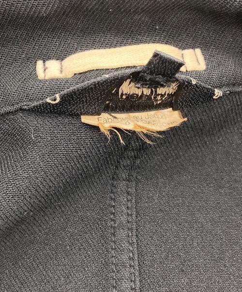 COMME des GARCONS HOMME PLUS（コムデギャルソンオムプリュス）COMME des GARCONS HOMME PLUS (コムデギャルソンオムプリュス) タイヤボタンポリ縮絨ジャケット　AD2012 13SS Poor King期 プアキング期 ポリ縮絨　アウター ブラック サイズ:Mの古着・服飾アイテム