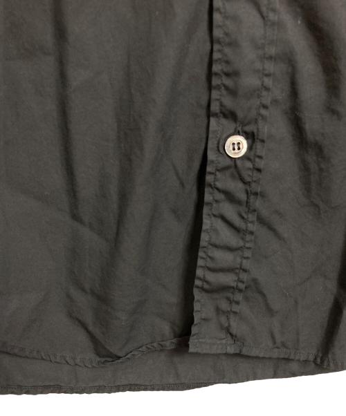 Maison Margiela（メゾンマルジェラ）Maison Margiela (メゾンマルジェラ) ガーメントダイ長袖シャツ ヨツタグ　コットンシャツ ブラック サイズ:38の古着・服飾アイテム