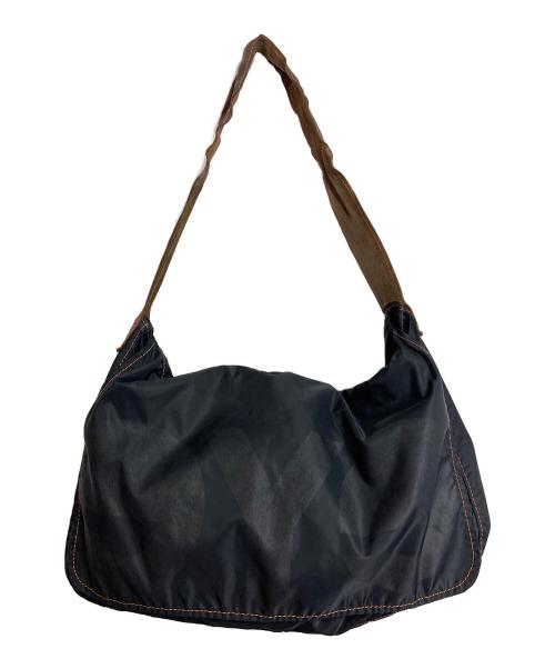 eYe COMME des GARCONS JUNYAWATANABE MAN（アイ コム デ ギャルソン ジュンヤ ワタナベ マン）eYe COMME des GARCONS JUNYAWATANABE MAN (アイ コム デ ギャルソン ジュンヤ ワタナベ マン) eyeロゴ ナイロンショルダーバッグ　日本製 ブラック サイズ:実寸参照の古着・服飾アイテム