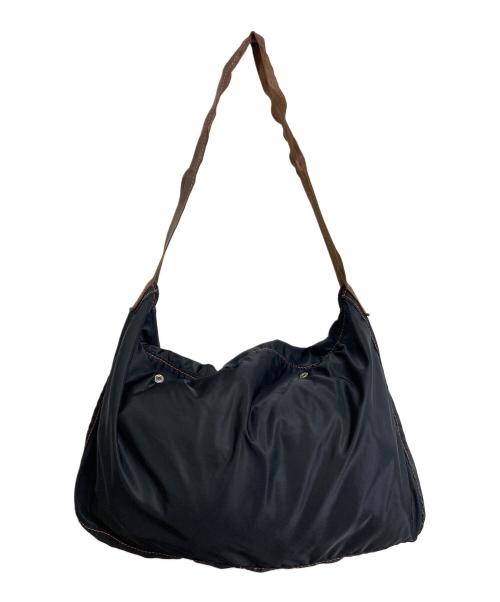 eYe COMME des GARCONS JUNYAWATANABE MAN（アイ コム デ ギャルソン ジュンヤ ワタナベ マン）eYe COMME des GARCONS JUNYAWATANABE MAN (アイ コム デ ギャルソン ジュンヤ ワタナベ マン) eyeロゴ ナイロンショルダーバッグ　日本製 ブラック サイズ:実寸参照の古着・服飾アイテム