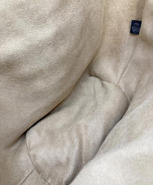 Fatima Morocco（ファティマモロッコ）Fatima Morocco (ファティマモロッコ) ボア  バスケット　ハンドバッグ　トートバッグ グレー サイズ:字の古着・服飾アイテム