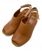 CAMPERカンペール）の古着「アレグラ サドルブラウン サンダル」｜ブラウン