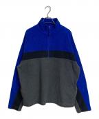 GAPギャップ）の古着「【古着】00’Sハーフジップフリーススウェット　OLD GAP」｜ブルー×グレー