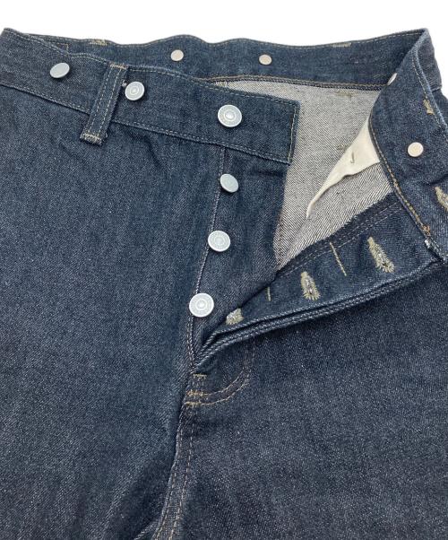 EDWIN（エドウィン）EDWIN MARGARET HOWELL (マーガレットハウエル) デニムパンツ ORGANIC COTTON DENIM TROUTHER  オーガニックコットンデニムトラウザー　日本製　20周年モデル インディゴ サイズ:26×29の古着・服飾アイテム