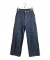 EDWIN（エドウィン）の古着「デニムパンツ ORGANIC COTTON DENIM TROUTHER  オーガニックコットンデニムトラウザー　日本製　20周年モデル」｜インディゴ