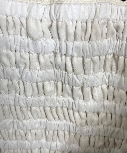 Estella.K（エステラケー）Estella.K (エステラケー) オフショルドットケープドレス　ロングワンピース　ロングドレス ホワイト×ブラック サイズ:FREEの古着・服飾アイテム