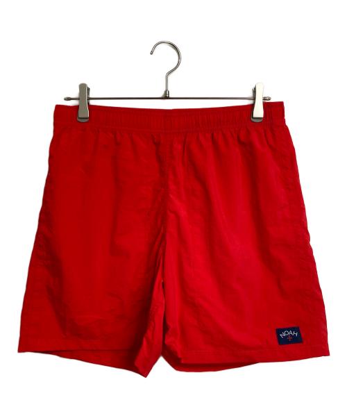 Noah（ノア）Noah (ノア) ハーフパンツ SWIM TRUNKS スイムトランクス　スポーツ　アウトドア　フェス　イタリア製 レッド サイズ:Lの古着・服飾アイテム