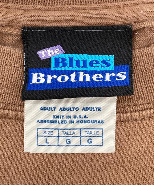 The Blues Brothers（ブルース・ブラザーズ）The Blues Brothers (ブルース・ブラザーズ) 【古着】ムービーTシャツ　半袖カットソー　Tシャツ　Tee  USA製 ブラウン サイズ:Lの古着・服飾アイテム