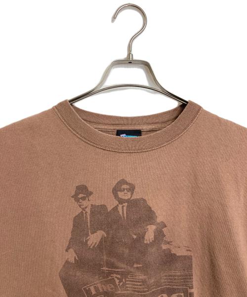 The Blues Brothers（ブルース・ブラザーズ）The Blues Brothers (ブルース・ブラザーズ) 【古着】ムービーTシャツ　半袖カットソー　Tシャツ　Tee  USA製 ブラウン サイズ:Lの古着・服飾アイテム