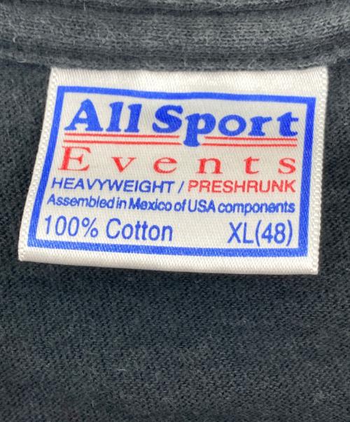 ALL SPORT（オールスポーツ）ALL SPORT (オールスポーツ) 【古着】AC/DCバンドTシャツ　半袖カットソー　Tee  2000年コピーライト有り STIFF UPPER LIP ブラック サイズ:XLの古着・服飾アイテム