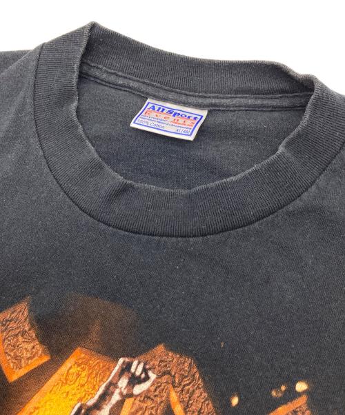 ALL SPORT（オールスポーツ）ALL SPORT (オールスポーツ) 【古着】AC/DCバンドTシャツ　半袖カットソー　Tee  2000年コピーライト有り STIFF UPPER LIP ブラック サイズ:XLの古着・服飾アイテム
