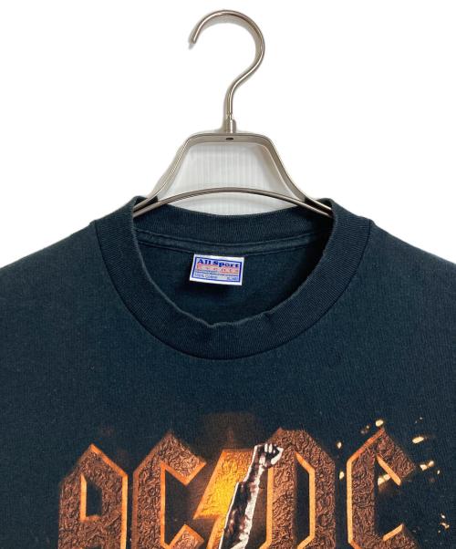 ALL SPORT（オールスポーツ）ALL SPORT (オールスポーツ) 【古着】AC/DCバンドTシャツ　半袖カットソー　Tee  2000年コピーライト有り STIFF UPPER LIP ブラック サイズ:XLの古着・服飾アイテム