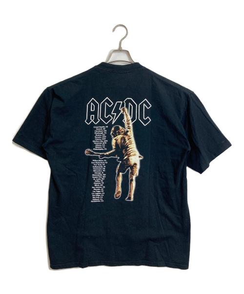 ALL SPORT（オールスポーツ）ALL SPORT (オールスポーツ) 【古着】AC/DCバンドTシャツ　半袖カットソー　Tee  2000年コピーライト有り STIFF UPPER LIP ブラック サイズ:XLの古着・服飾アイテム