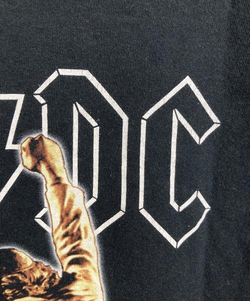 ALL SPORT（オールスポーツ）ALL SPORT (オールスポーツ) 【古着】AC/DCバンドTシャツ　半袖カットソー　Tee  2000年コピーライト有り STIFF UPPER LIP ブラック サイズ:XLの古着・服飾アイテム