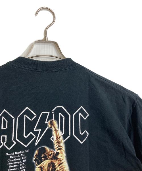 ALL SPORT（オールスポーツ）ALL SPORT (オールスポーツ) 【古着】AC/DCバンドTシャツ　半袖カットソー　Tee  2000年コピーライト有り STIFF UPPER LIP ブラック サイズ:XLの古着・服飾アイテム