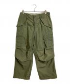 WYNNウィン）の古着「70’S U.S.Army M-65 Field Trousers アメリカ軍 M65 カーゴパンツ」｜オリーブ