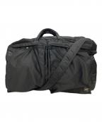 PORTERポーター）の古着「2way duffle bag (XL) ボストンバッグ 大容量 特大 XL  ダッフルバッグ ショルダーバッグ  軽量 2WAY 斜め掛け ショルダーバッグ　お出かけ 旅行 出張」｜ブラック