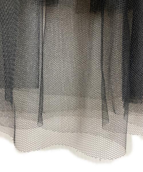 Fabiana Filippi（ファビアナフィリッピ）Fabiana Filippi (ファビアナフィリッピ) チュールスカート　ロングスカート　イタリア製 ブラック サイズ:XSの古着・服飾アイテム