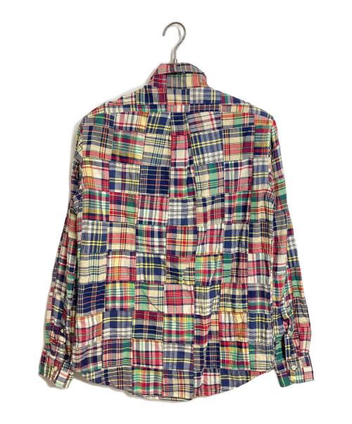 RALPH LAUREN（ラルフローレン）RALPH LAUREN (ラルフローレン) CLASSIC FIT パッチワークシャツ　長袖シャツ　ポニー刺繍 マルチカラー サイズ:Sの古着・服飾アイテム