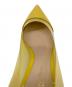 中古・古着 Gianvito Rossi (ジャンヴィト・ロッシ) ポインテッドトゥパンプス　ヒールパンプス　セレモニー イエロー サイズ:34 1/2：4500円