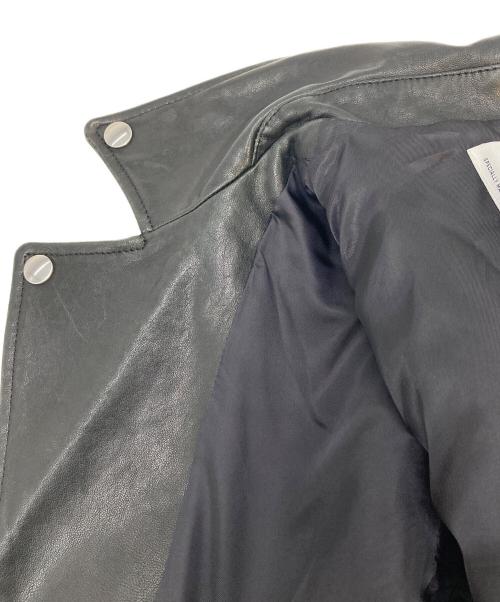 beautiful people（ビューティフルピープル）beautiful people (ビューティフルピープル) UNITED ARROWS (ユナイテッドアローズ) ダブルライダースジャケット　レザージャケット　アウター　羊革 ブラック サイズ:160の古着・服飾アイテム