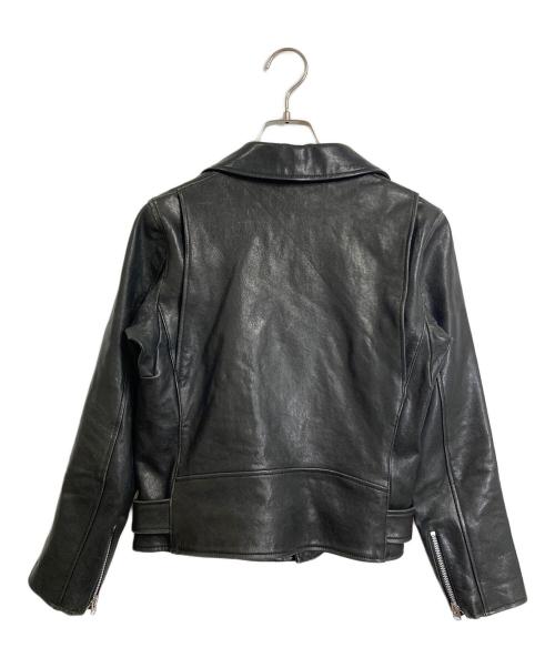 beautiful people（ビューティフルピープル）beautiful people (ビューティフルピープル) UNITED ARROWS (ユナイテッドアローズ) ダブルライダースジャケット　レザージャケット　アウター　羊革 ブラック サイズ:160の古着・服飾アイテム
