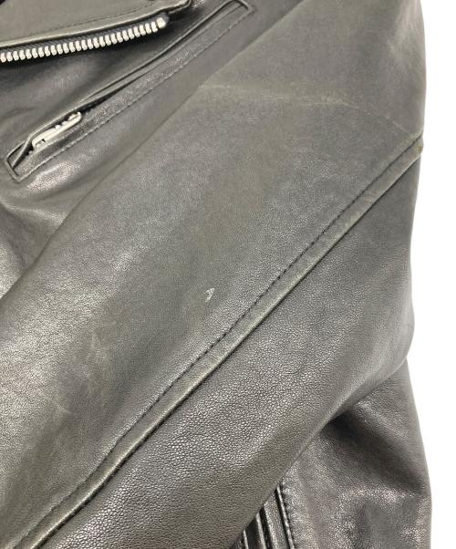 beautiful people（ビューティフルピープル）beautiful people (ビューティフルピープル) UNITED ARROWS (ユナイテッドアローズ) ダブルライダースジャケット　レザージャケット　アウター　羊革 ブラック サイズ:160の古着・服飾アイテム
