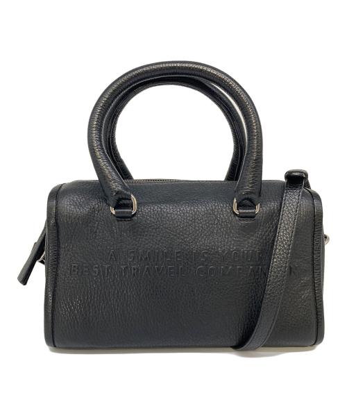 barbara rihl paris（バーバラリール）barbara rihl paris (バーバラリール) 2WAYレザーミニボストンバッグ　ショルダーバッグ　ハンドバッグ ブラック サイズ:実寸参照の古着・服飾アイテム