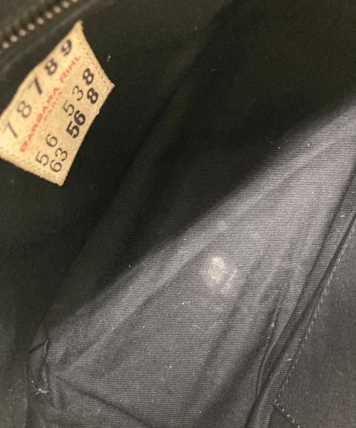 barbara rihl paris（バーバラリール）barbara rihl paris (バーバラリール) 2WAYレザーミニボストンバッグ　ショルダーバッグ　ハンドバッグ ブラック サイズ:実寸参照の古着・服飾アイテム