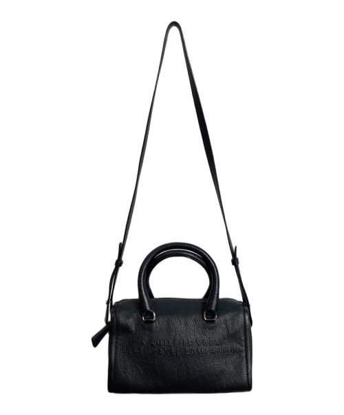 barbara rihl paris（バーバラリール）barbara rihl paris (バーバラリール) 2WAYレザーミニボストンバッグ　ショルダーバッグ　ハンドバッグ ブラック サイズ:実寸参照の古着・服飾アイテム