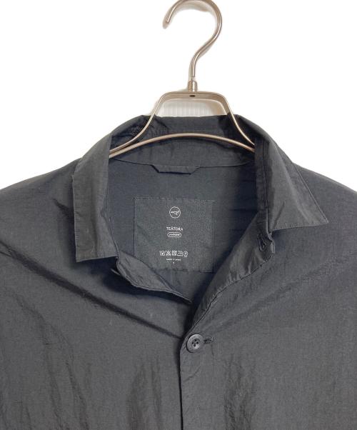 teatora（テアトラ）TEATORA (テアトラ) CARTRIDGE SHIRT PACKABLE カートリッジシャツ パッカブル  長袖シャツ　ナイロンシャツ　日本製 ブラック サイズ:1の古着・服飾アイテム
