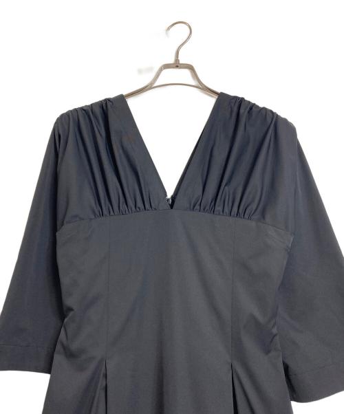 ELIN（エリン）ELIN (エリン) Gathered corset dress ドレスワンピース ブラック サイズ:38の古着・服飾アイテム