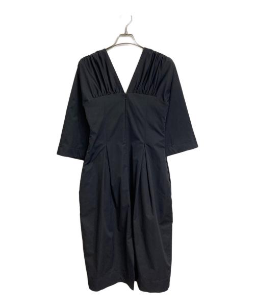 ELIN（エリン）ELIN (エリン) Gathered corset dress ドレスワンピース ブラック サイズ:38の古着・服飾アイテム
