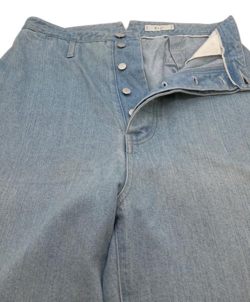 KIJI（キジ）KIJI (キジ) デニムパンツ KACHI ICEBLUE スカイブルー サイズ:3の古着・服飾アイテム